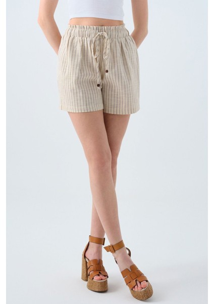 Kadın Çizgili Şort fiyatları