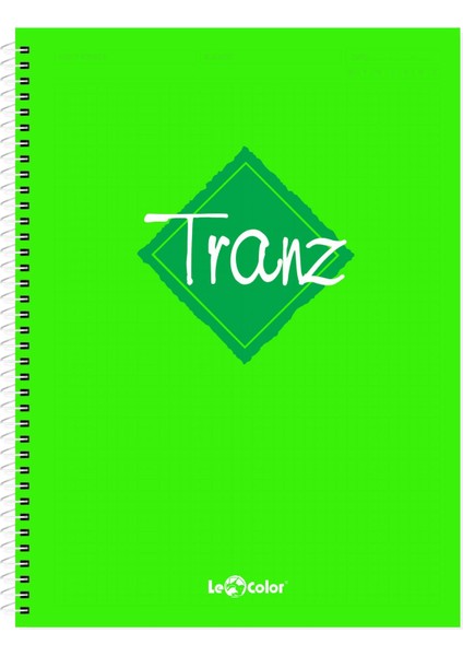 A4 Defter Kareli Yeşil Tranz 200 Syf