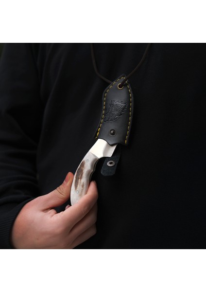 Kolye Model 16 cm - Geyik Boynuzu Sap