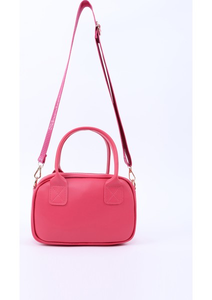 Fuşya Shk217 Fiyonklu Suni Deri, Tek Bölmeli, Fermuarlı,Kolon Askılı, El, Kol Ve Omuz Çantası fırsatları
