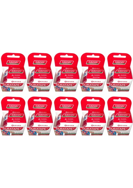 duratape - kinezyo kinesiyoloji 5cmx5mt kırmızı - 10 adet
