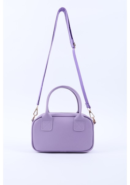 Lila Shk217 Fiyonklu Suni Deri, Tek Bölmeli, Fermuarlı,Kolon Askılı, El, Kol Ve Omuz Çantası fırsatları