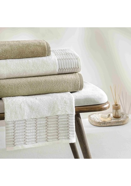 Yeni Sezon Bamboo Classic Aile Seti Linka ( Ekru-Camel ) fiyatları