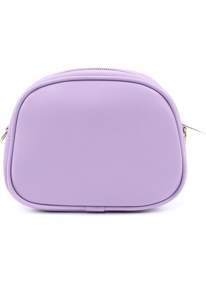 Lila SHK194 Suni Deri Fermuarlı 2 Bölmeli Ayarlanabilir Kolon Askılı Omuz Çantası modelleri