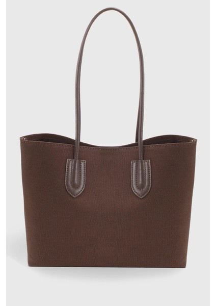Kanvas Kahverengi Kadın El Ve Omuz Retro Shopper Çanta 264 modelleri