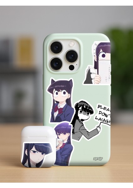 Komi Can't Communicate Anime Telefon Laptop Bullet Journal Yapışkanlı Folyo Sticker Paketi fiyatları