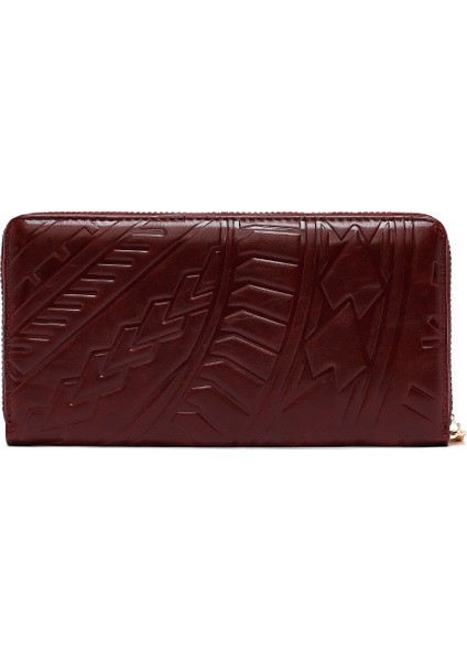 Kadın Bordo Baskılı Cüzdan 000A2D561626 modelleri