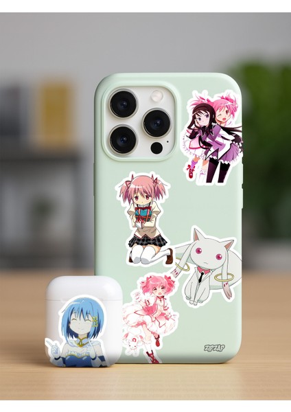 Puella Magi Madoka Magica Anime Telefon Laptop Bullet Journal Yapışkanlı Folyo Sticker Paketi fiyatları
