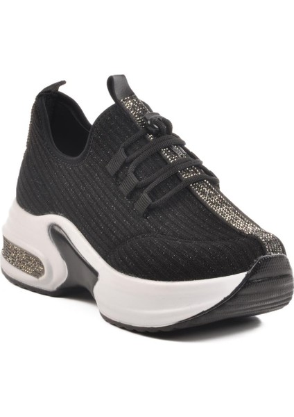702322 Z Siyah-Beyaz Günlük Ayakkabı