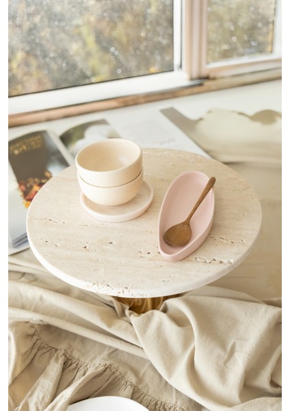 Traverten 28 cm Altın Konik Ayak Sunumluk fiyatları