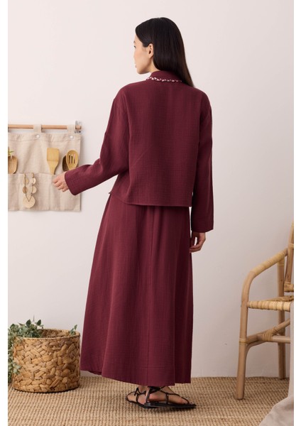 Müslin Etek Bordo fiyatları