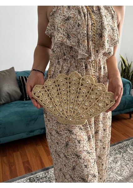 El Örgüsü Hasır Çanta modelleri