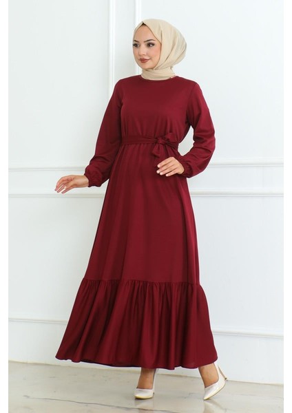 Elbise Bordo 207