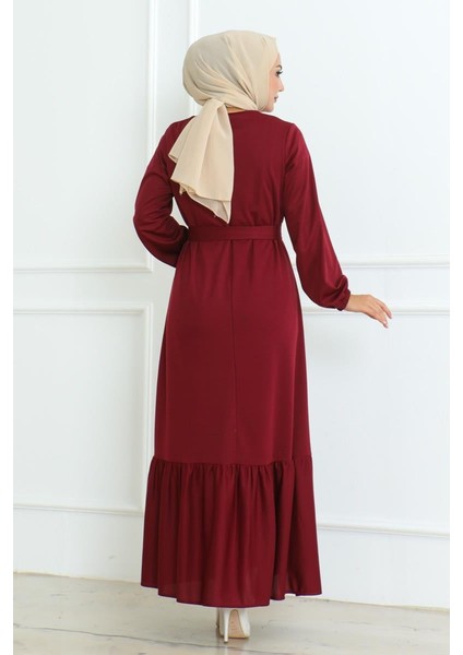 Elbise Bordo 207 modelleri