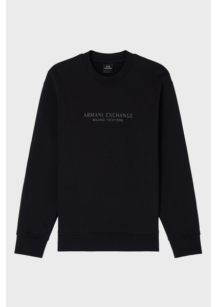 Logo Baskılı Streç Pamuklu Regular Fit Bisiklet Yaka Sweat Erkek Sweat XM001284 AF20934 UC001 indirimleri