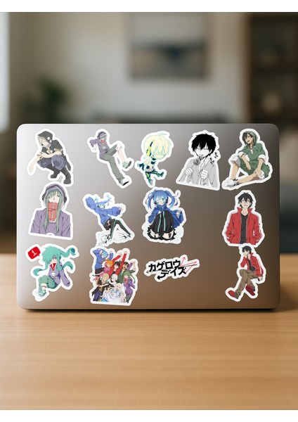 Kagerou Project Mekakucity Actors Anime Telefon Laptop Bullet Journal Yapışkanlı Folyo Sticker Paketi fırsatları