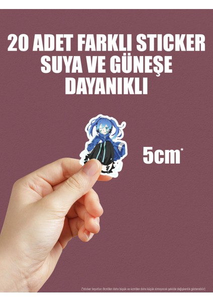 Kagerou Project Mekakucity Actors Anime Telefon Laptop Bullet Journal Yapışkanlı Folyo Sticker Paketi indirimleri