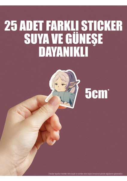 Sousou No Frieren Anime Telefon Laptop Bullet Journal Yapışkanlı Folyo Sticker Paketi indirimleri