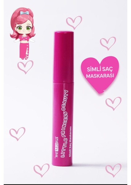 Lıttle Prıncess Sımlı Sac Maskarası Pembe 6 ml