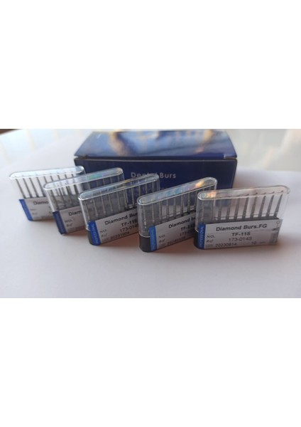 TF-11 TF-11S FG Elmas Freze Diş Laboratuarı 10 Adet 1 Kutu FG Burs Matkaplar Yüksek Hızlı El Aleti Parlatma Beyazlatma Ürünü Diş Hekimi Arac indirimleri