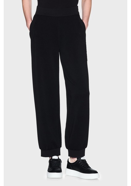 Relaxed Fit Lastikli Paça Logolu Jogger Pantolon Bayan Pantolon XW001011 AF16111 UC001