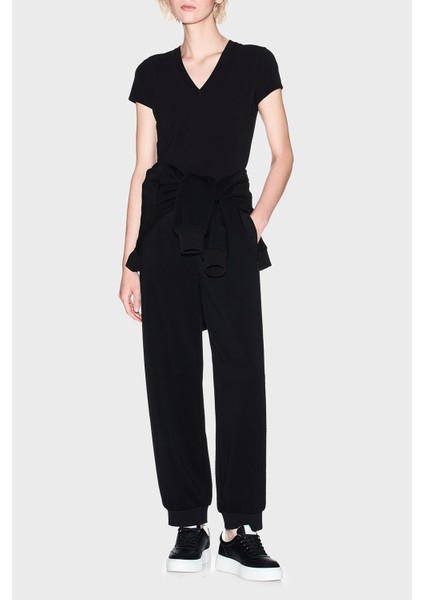 Relaxed Fit Lastikli Paça Logolu Jogger Pantolon Bayan Pantolon XW001011 AF16111 UC001 fiyatları