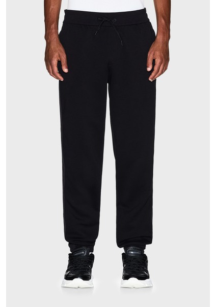 Logolu Streç Pamuklu Regular Fit Normal Bel Jogger Pantolon Erkek Pantolon XM001301 AF10818 UC001