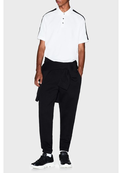 Logolu Streç Pamuklu Regular Fit Normal Bel Jogger Pantolon Erkek Pantolon XM001301 AF10818 UC001 fiyatları