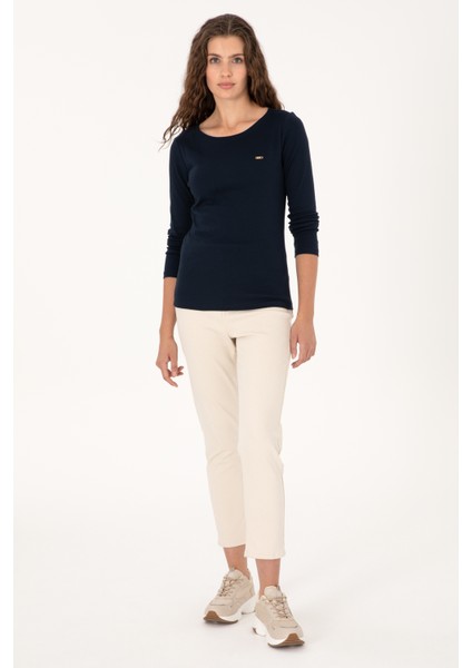 Kadın Lacivert Sweatshirt 50315419-VR033 fırsatları