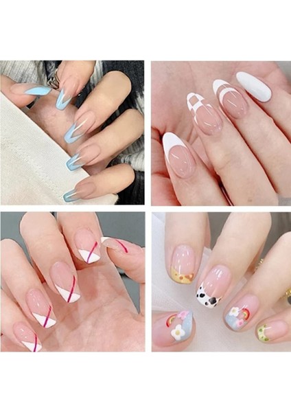 (Nail) Tırnak Süs Damgalama Yumuşak ve Pürüzsüz Yüzey,Kolay ve Pratik French Stamper Aleti Seti