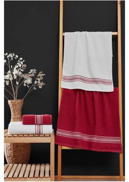 4 Lü Banyo Havlusu Seti Elvin - (2 Adet 70X140 + 2 Adet 50X90) fiyatları