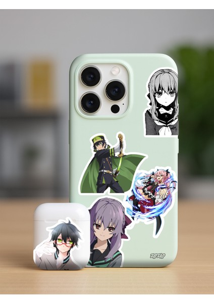 Owari No Seraph Seraph Of The End Anime Telefon Laptop Bullet Journal Yapışkanlı Folyo Sticker Paketi fiyatları