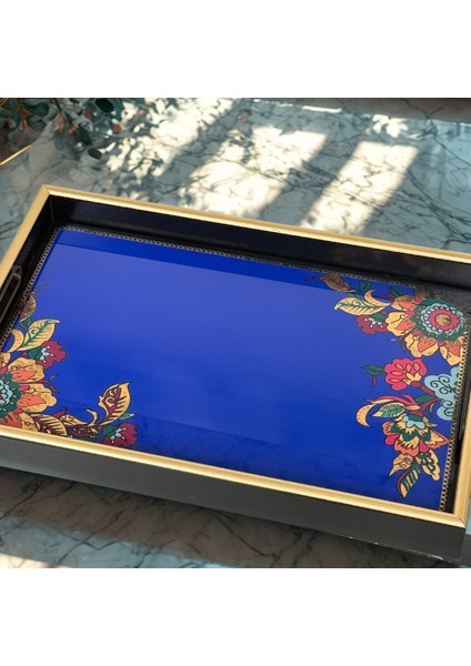 A08- Lorena Asorti El Geçmeli Tepsi 31X46 (Mavi) fırsatları