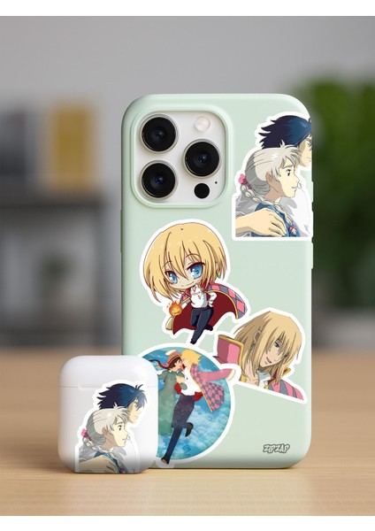 Howl's Moving Castle Ghibli Anime Telefon Laptop Bullet Journal Yapışkanlı Folyo Sticker Paketi fiyatları