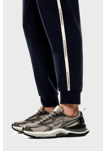 Pamuklu Regular Fit Lastikli Paça Logolu Şerit Detaylı Jogger Pantolon Erkek Pantolon 7M000974 AF10377 UB102 fırsatları