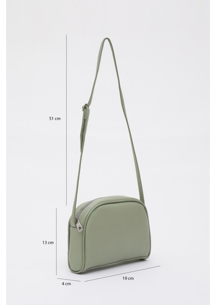 Mint Yeşil Shk25 Mini Urban Çapraz Askılı Tek Bölmeli Suni Deri Kol ve Omuz Çantası fiyatları