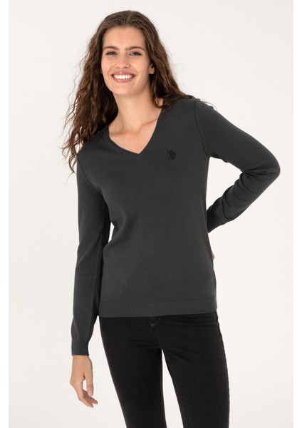 Kadın Antrasit Kazak /triko 50313590-VR006