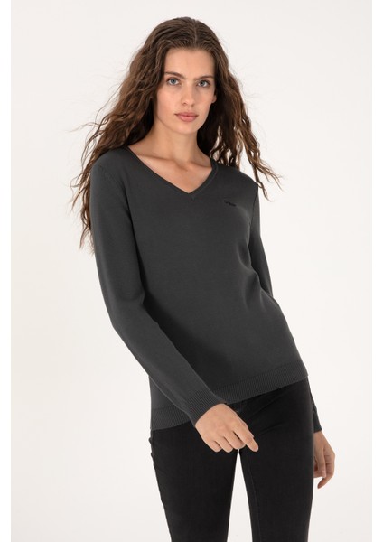 Kadın Antrasit Kazak /triko 50313590-VR006 modelleri