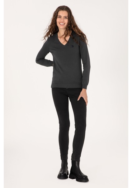 Kadın Antrasit Kazak /triko 50313590-VR006 fırsatları