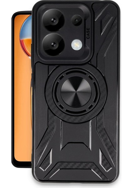 Xiaomi Redmi Note 13 4g Kılıf Lincoln Silikon - Siyah - EYESO8595-5319