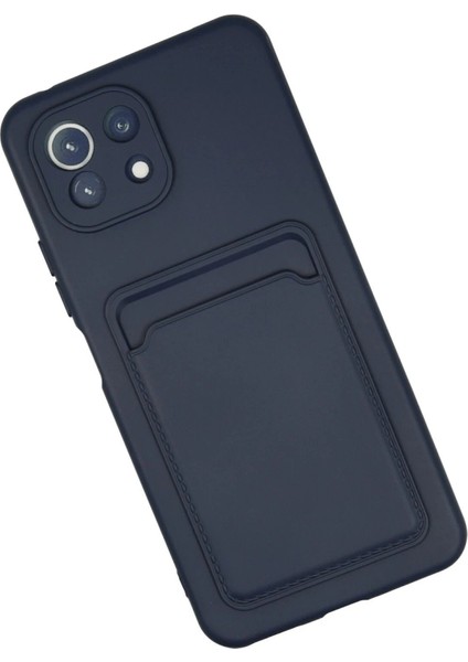 Xiaomi Mi 11 Kılıf Kelvin Kartvizitli Silikon - Lacivert - EYESO8385-2455 fiyatları