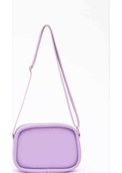 Lila Shk62 Tek Bölmeli Suni Deri Ayarlanabilir Askılı Fermuarlı Çapraz Omuz Çantası modelleri