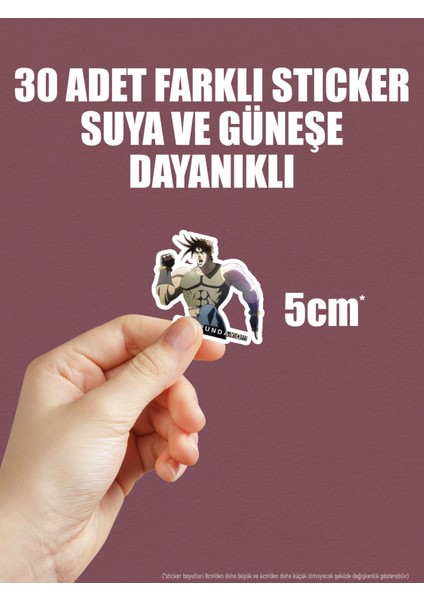 Jojo No Kimyou Na Bouken Part 1 ve 2 Anime Telefon Laptop Bullet Journal Yapışkanlı Folyo Sticker Paketi indirimleri