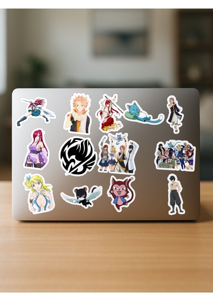 Fairy Tail Anime Telefon Laptop Bullet Journal Yapışkanlı Folyo Sticker Paketi fırsatları