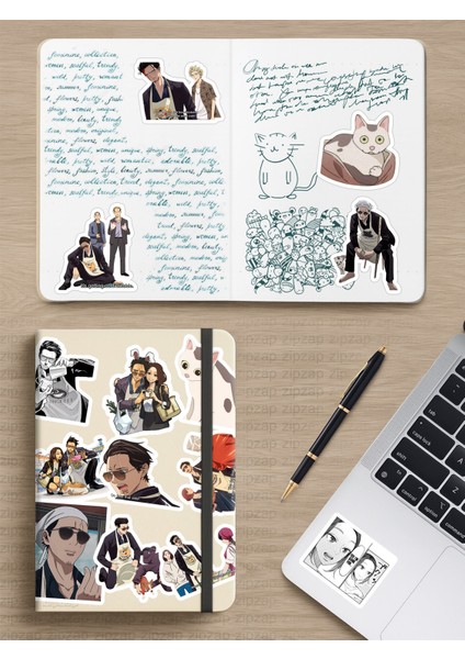 Gokushufudou The Way Of Househusband Anime Telefon Laptop Bullet Journal Yapışkanlı Folyo Sticker Paketi modelleri