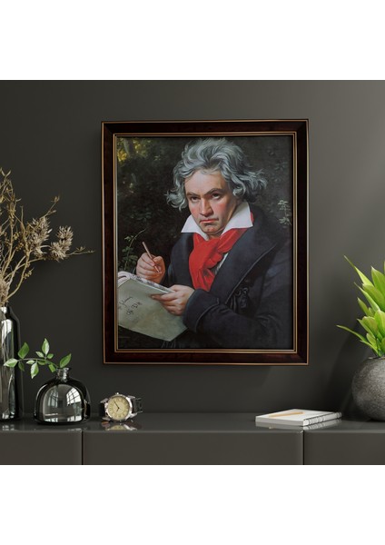 Beethoven Çerçeveli Klasik Vintage Duvar Tablo fiyatları