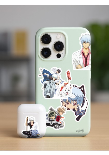 Gintama Anime Telefon Laptop Bullet Journal Yapışkanlı Folyo Sticker Paketi fiyatları