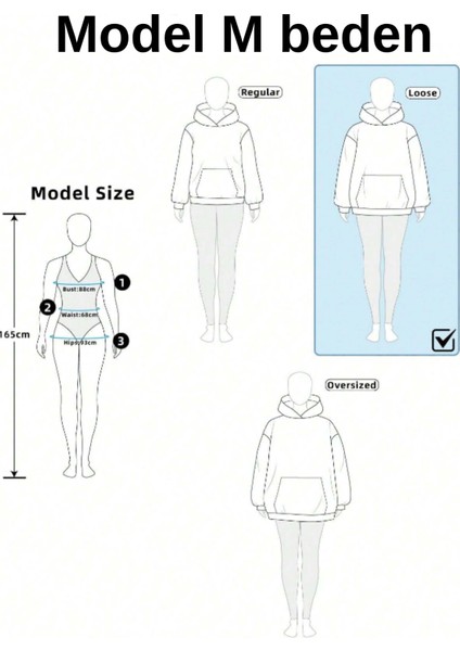 Kadın Beyaz Oversize Crop Bisiklet Yaka Şardonlu Sweatshirt
