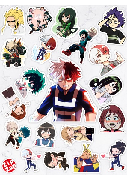 My Hero Academi Boku No Hero Anime Telefon Laptop Bullet Journal Yapışkanlı Folyo Sticker Paketi