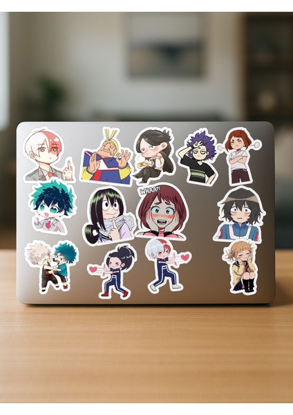 My Hero Academi Boku No Hero Anime Telefon Laptop Bullet Journal Yapışkanlı Folyo Sticker Paketi fırsatları